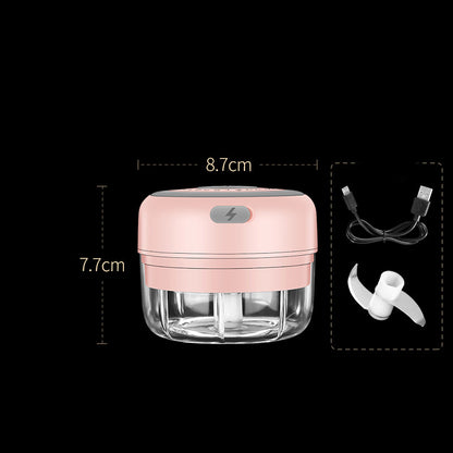 Wireless Mini Electric Food Chopper – Baby Food Processor & Garlic Crusher
