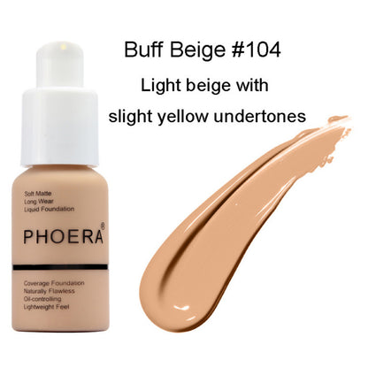 Explosive Press Matte Foundation Cream – Oil Control Natural Concealer