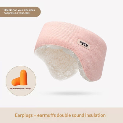 Women’s Winter Lamb Fur Ear Muffs – Cozy Warm Plush Ear Protection