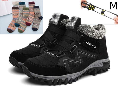 Plus Size Unisex Snow Boots – Non-Slip, Waterproof & Ultra-Warm Winter Footwear