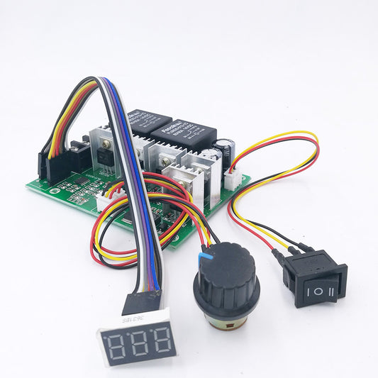 PWM DC Motor Speed Controller – Adjustable Voltage Regulator for 6V/12V/24V Motors