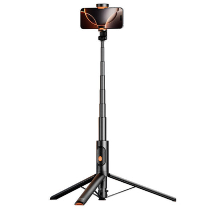 Extendable Selfie Stick Tripod – 3-in-1 Mobile Phone Holder with Telescopic Rod & Bluetooth Control