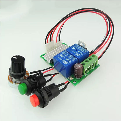 PWM DC Motor Speed Controller – 6V/12V/24V Forward & Reverse Governor Module
