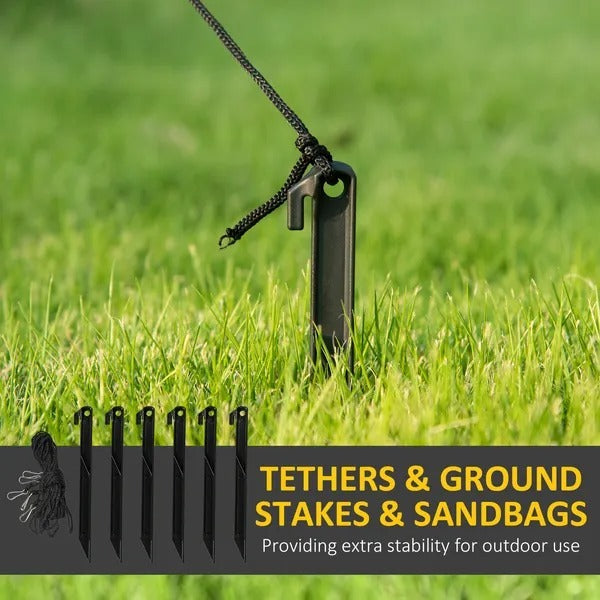 Santa & Snowy Welcome Gate  Decoration With LED Lights