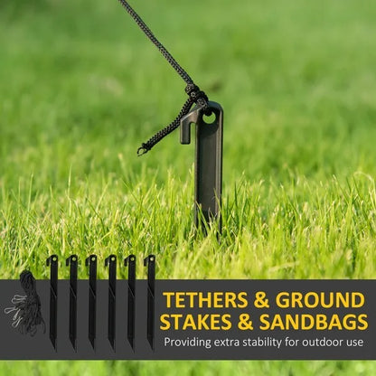 Santa & Snowy Welcome Gate  Decoration With LED Lights