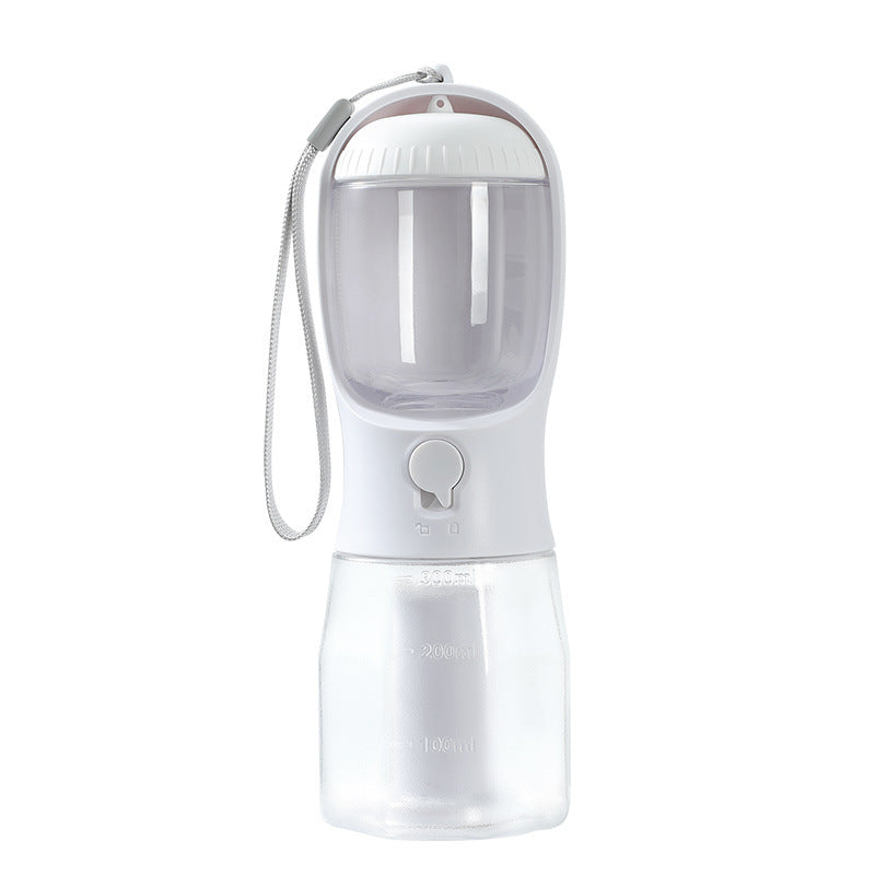 3-in-1 Portable Dog Water Cup – Food Container & Garbage Bag Dispenser