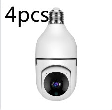 SmartBulb Guard 1080P WiFi Camera – E27 5G Security Light with 4X Zoom & Alarm Monitoring