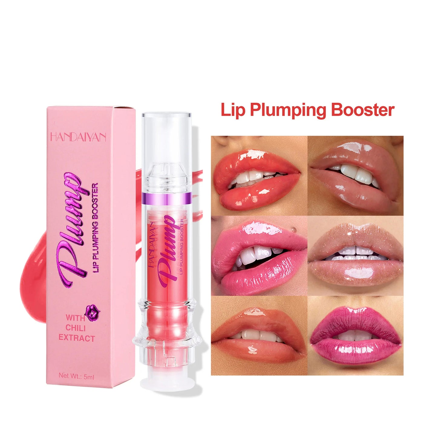 Tube Lip Honey Gloss – Mirror Shine Slightly Spicy Liquid Lipstick