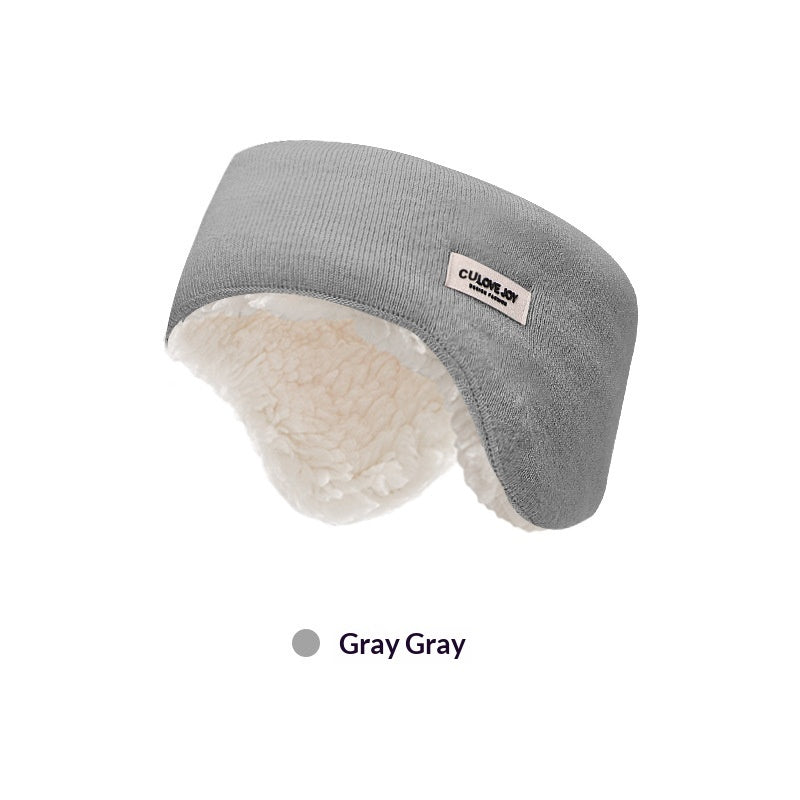 Women’s Winter Lamb Fur Ear Muffs – Cozy Warm Plush Ear Protection