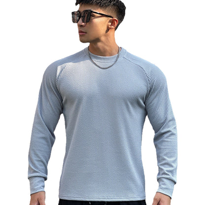 Men’s Casual Crew Neck Pullover – Plus Size Long Sleeve Comfortable Sweater