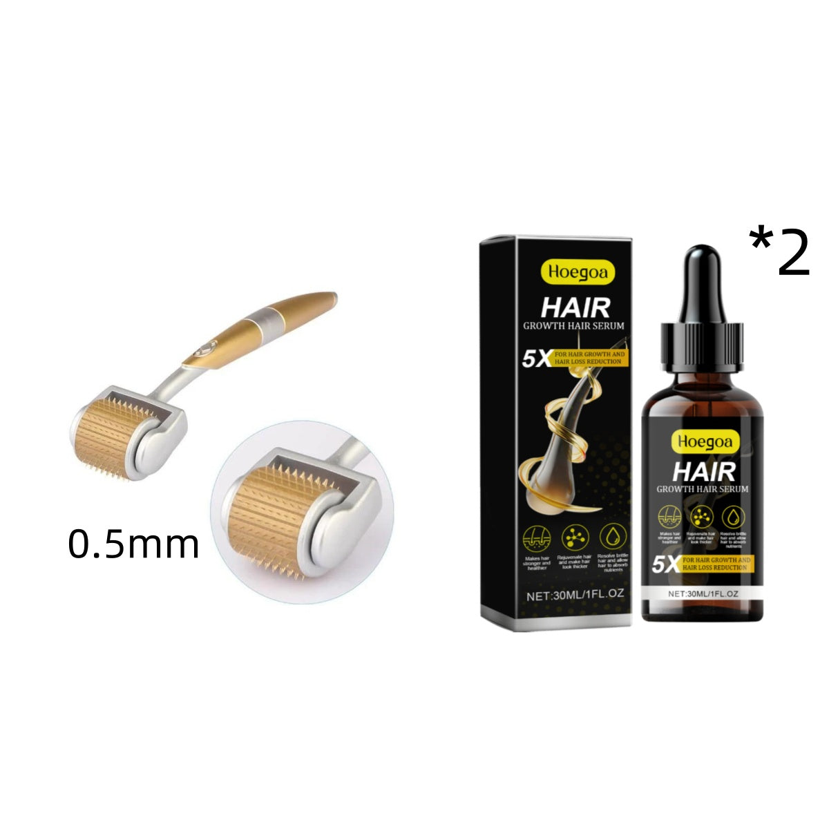 Herbal Hair Growth Serum – Ginger, Polygonum & Ginseng Nourishing Scalp Essence