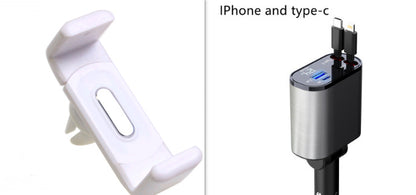 TurboCharge 100W Metal Car Charger – Super Fast USB & Type-C Cigarette Lighter Adapter