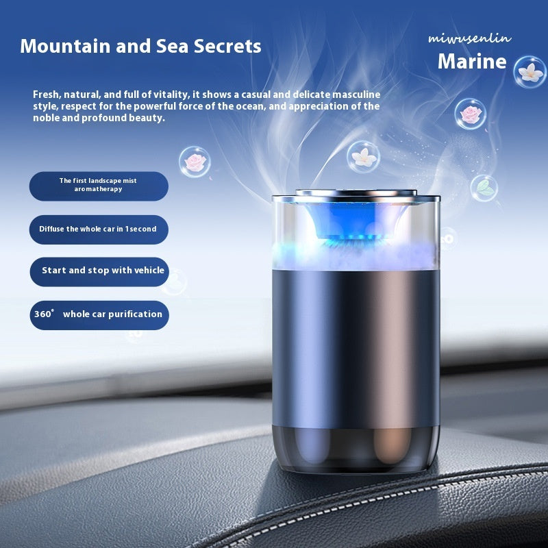 Car Aromatherapy Diffuser Cloud Mist – Natural Fragrance Air Freshener