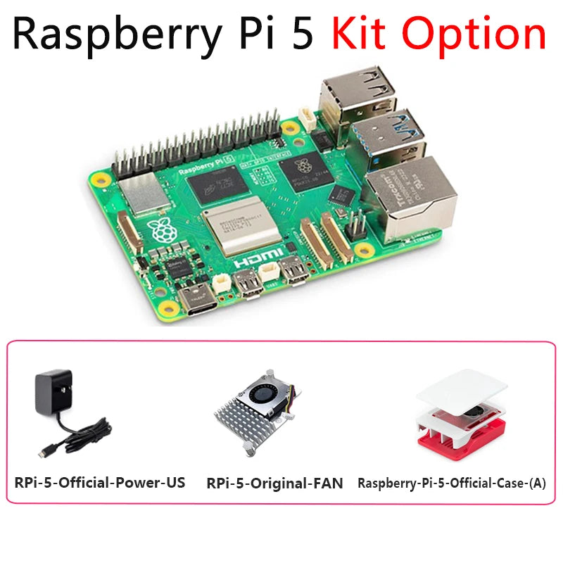 Raspberry Pi5 2GB /4GB /8GB /16GB RAM Option