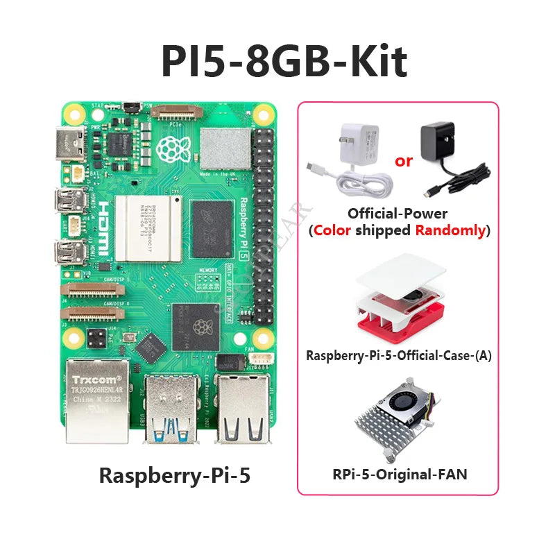 Raspberry Pi5 2GB /4GB /8GB /16GB RAM Option