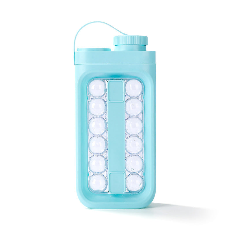 2-in-1 Ice Ball Maker & Cold Kettle – Portable Quick-Release Summer Drink Cooler