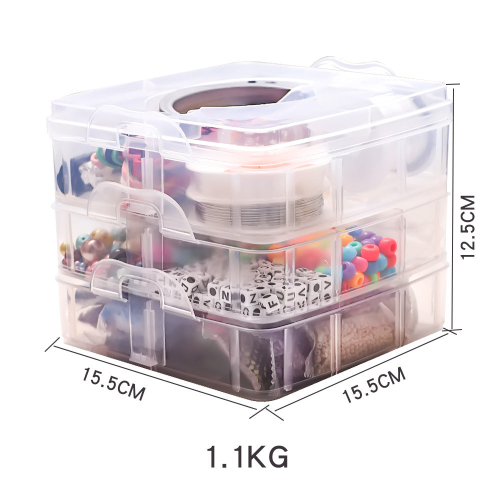 DIY Handmade Beaded Jewelry Accessory Kit – Alloy Findings & Crafting Tools Set