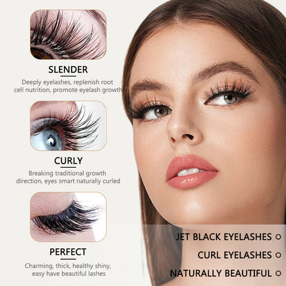 Full English Thick Long Curling Eyelashes – Natural Volume & All-Day Lift