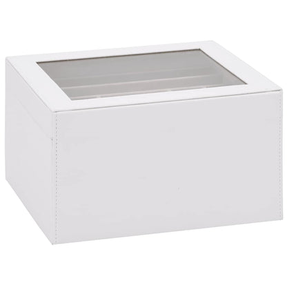 Elegant 3-Layer White Jewelry Box – Premium Storage Organizer 23x20.5x14 cm