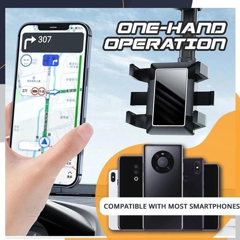 Universal Rearview Mirror Phone Mount