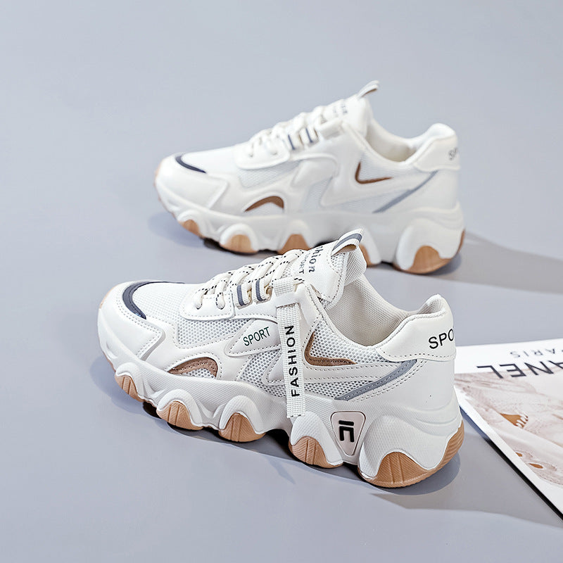 Women’s Breathable Running Sneakers — Thick‑Insole Cushioned Shoes for Students & Everyday Running