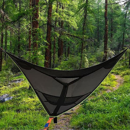 Aerial Multi-Person Triangle Hammock – Portable Outdoor Relaxation