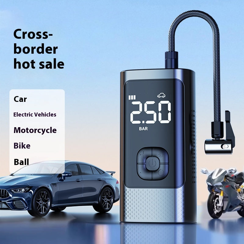 “Car-Mounted Wireless Air Inflator: Fast, Portable, and Smart Tire Inflation for Every Driver”