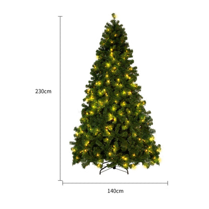 Artificial Snow Christmas Tree – Frosted PVC Cedar Holiday Decor