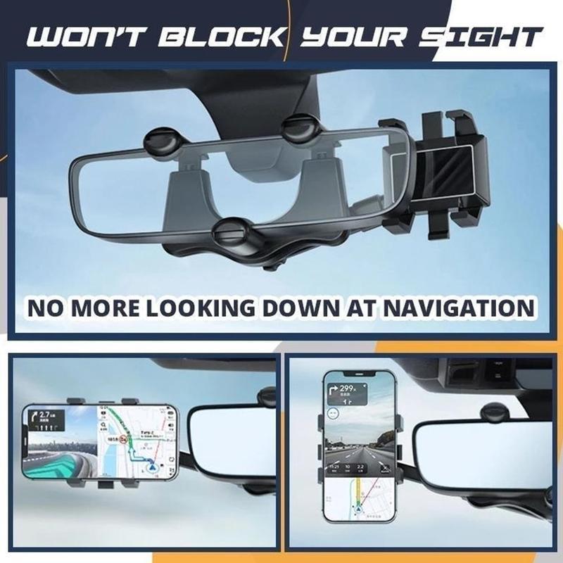 Universal Rearview Mirror Phone Mount