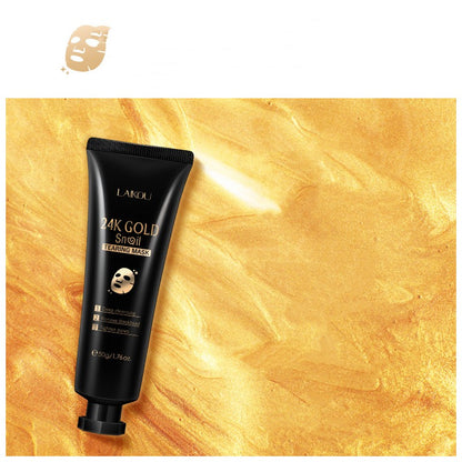 Gold Foil Snail Hydrating Peel-Off Mask – Deep Moisturizing & Skin Revitalizing Formula