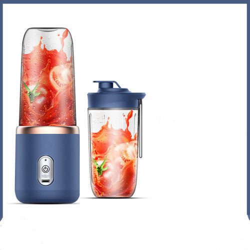 6-Blade Portable Blender – USB Rechargeable Mini Juicer & Smoothie Maker