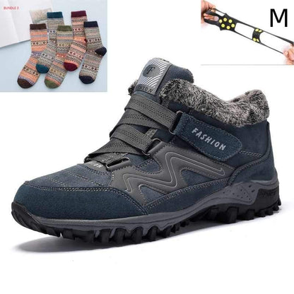 Plus Size Unisex Snow Boots – Non-Slip, Waterproof & Ultra-Warm Winter Footwear