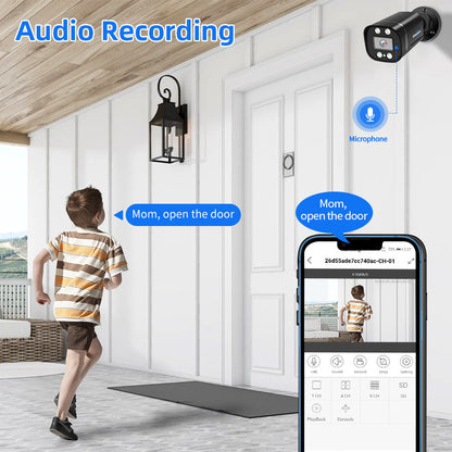 Outdoor Waterproof 5MP AHD Security Camera System – Commercial HD Wired Surveillance Suite