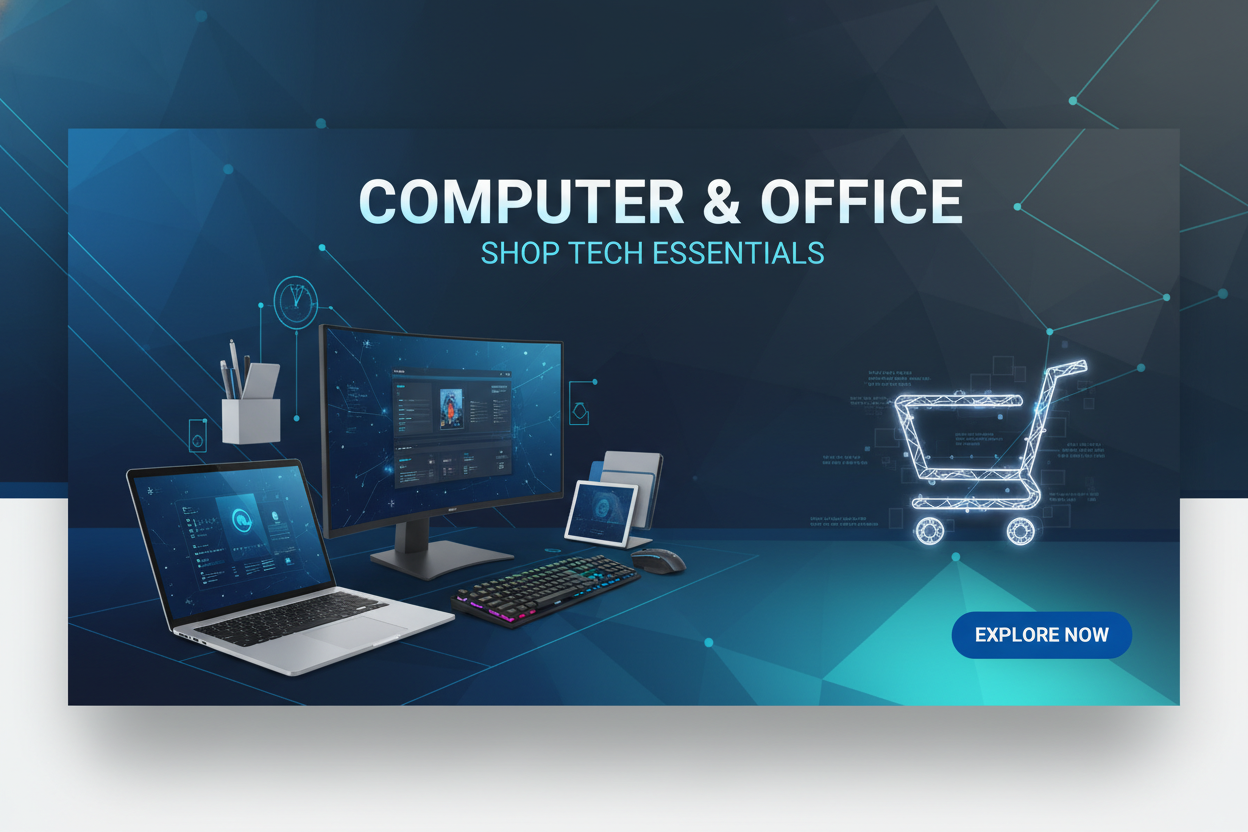 Computer & Office Shopping Banner