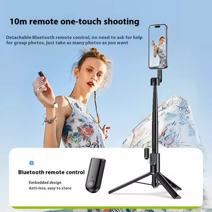 MagSafe Magnetic Selfie Stick Tripod – Outdoor Foldable Phone Stand with Strong Magnetic Hold