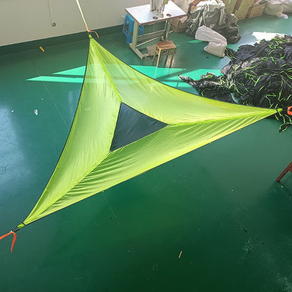 Aerial Multi-Person Triangle Hammock – Portable Outdoor Relaxation