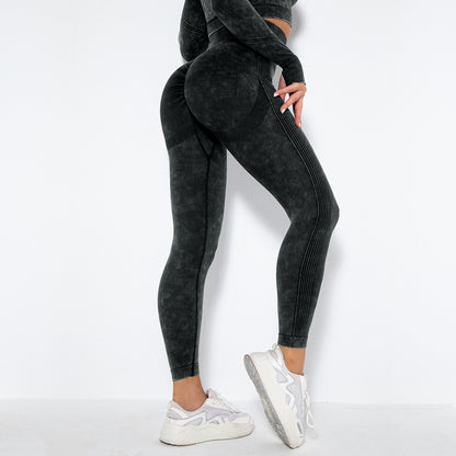 Fashion Peach Hip Wicking Yoga Pants – Stay Dry, Lift & Sculpt