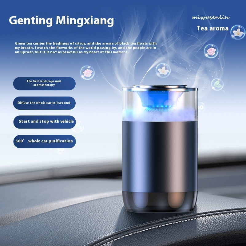 Car Aromatherapy Diffuser Cloud Mist – Natural Fragrance Air Freshener
