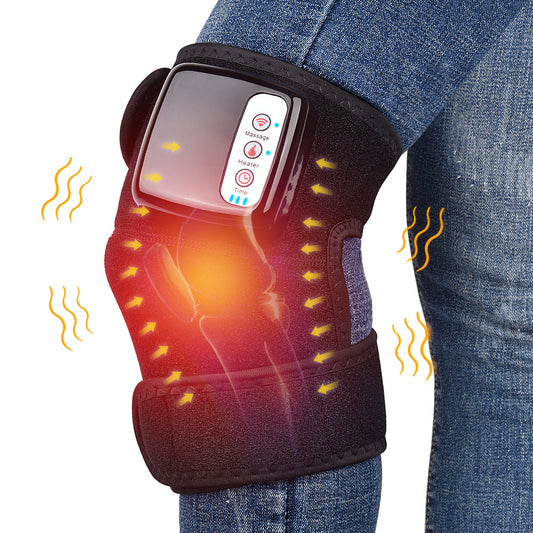Rechargeable Infrared Heating Knee & Elbow Massager – Vibration Therapy Wrap for Joint Pain Relief and Muscle Relaxation
