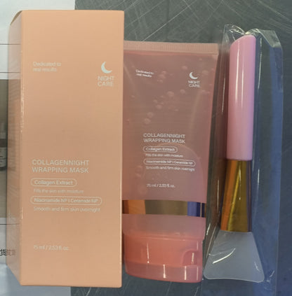 Collagen Night Wrapping Mask – Natural Firming, Hydrating & Anti-Wrinkle Skin Care