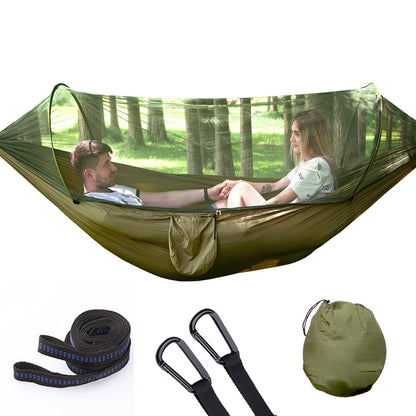 ️ Fully Automatic Quick Opening Hammock with Mosquito Net