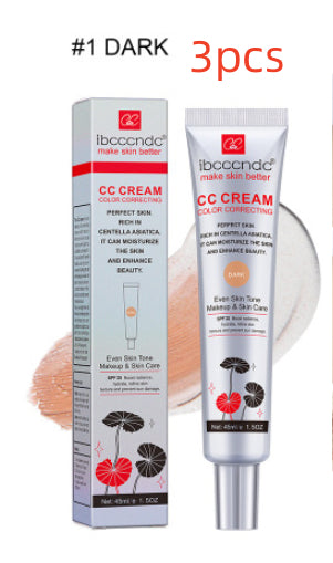 Moisturizing Waterproof CC Cream – Long-Lasting Skin Correcting Foundation & Concealer