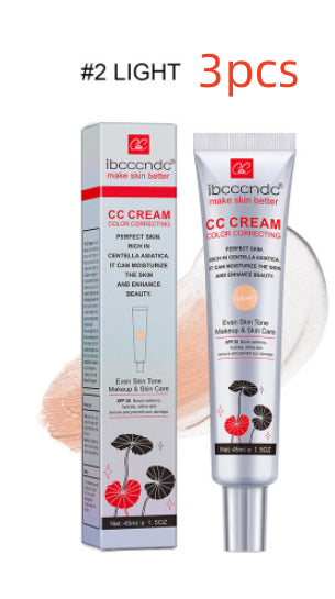 Moisturizing Waterproof CC Cream – Long-Lasting Skin Correcting Foundation & Concealer
