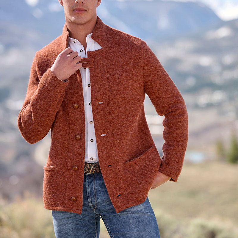 Men’s Casual Mid-Length Trench Coat – Stylish Lightweight Autumn & Winter Outerwear