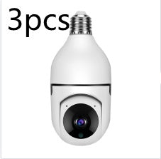 SmartBulb Guard 1080P WiFi Camera – E27 5G Security Light with 4X Zoom & Alarm Monitoring
