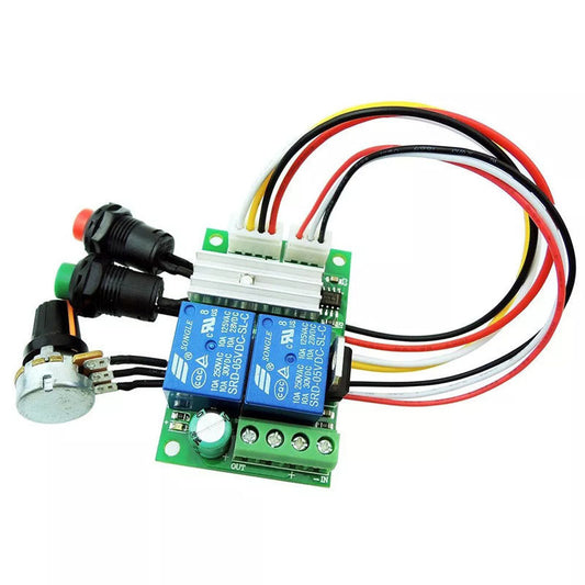 PWM DC Motor Speed Controller – 6V/12V/24V Forward & Reverse Governor Module