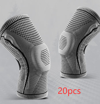 Sports Knee Support Brace – Silicone Spring Pad Patella Protector