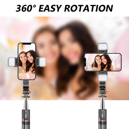 Bluetooth Selfie Stick Tripod – 3-in-1 Foldable Phone Holder with Wireless Remote