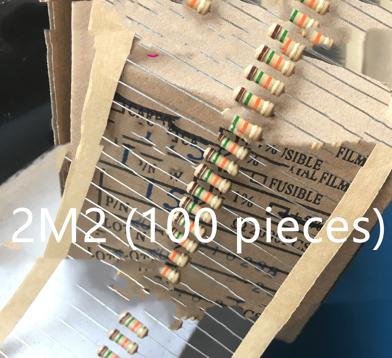 100pcs Plug-in Carbon Film Resistor Multiple Specifications