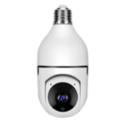 SmartBulb Guard 1080P WiFi Camera – E27 5G Security Light with 4X Zoom & Alarm Monitoring